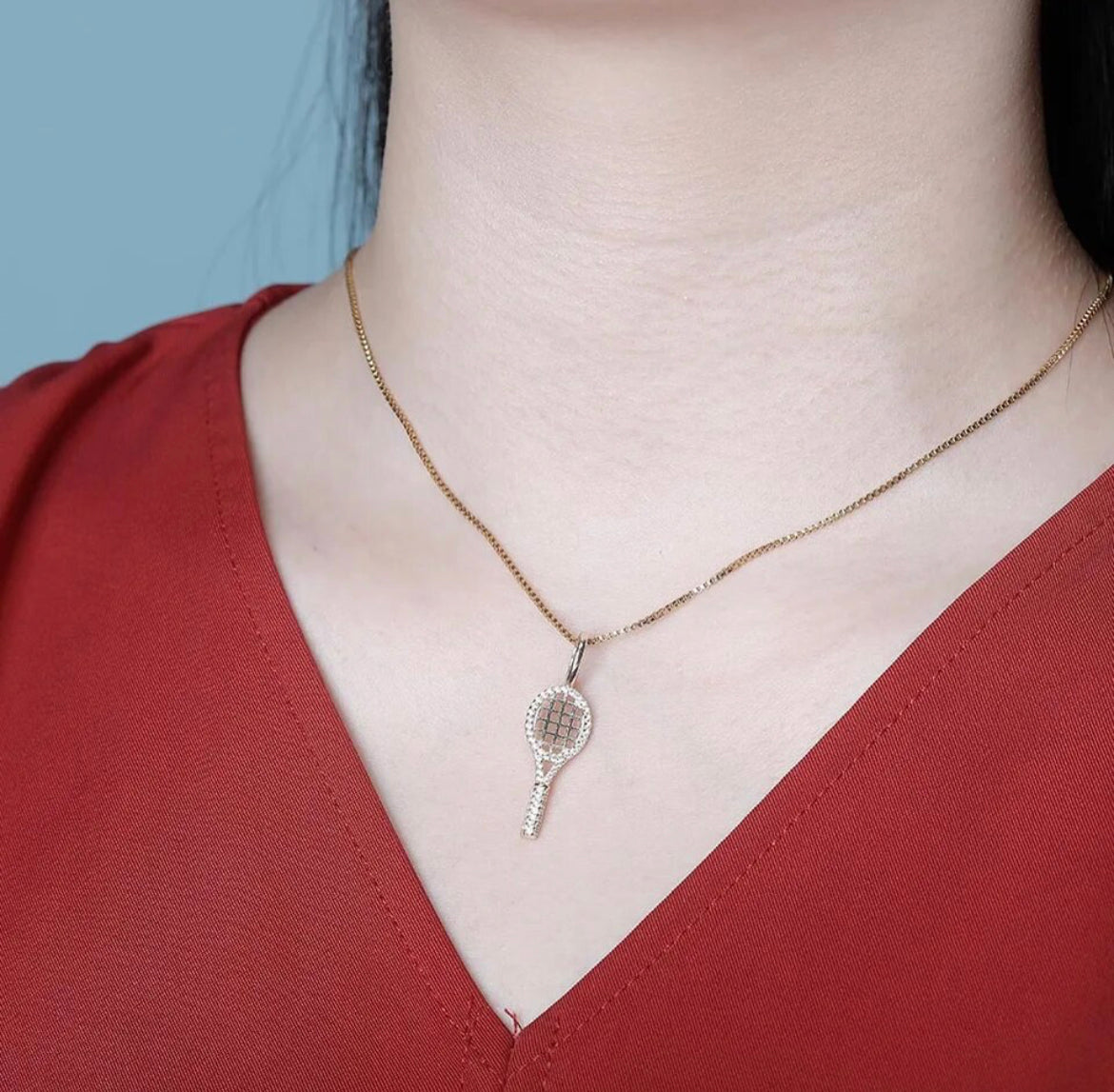 Champion’s Swing — The Tennis Racket Pendant
