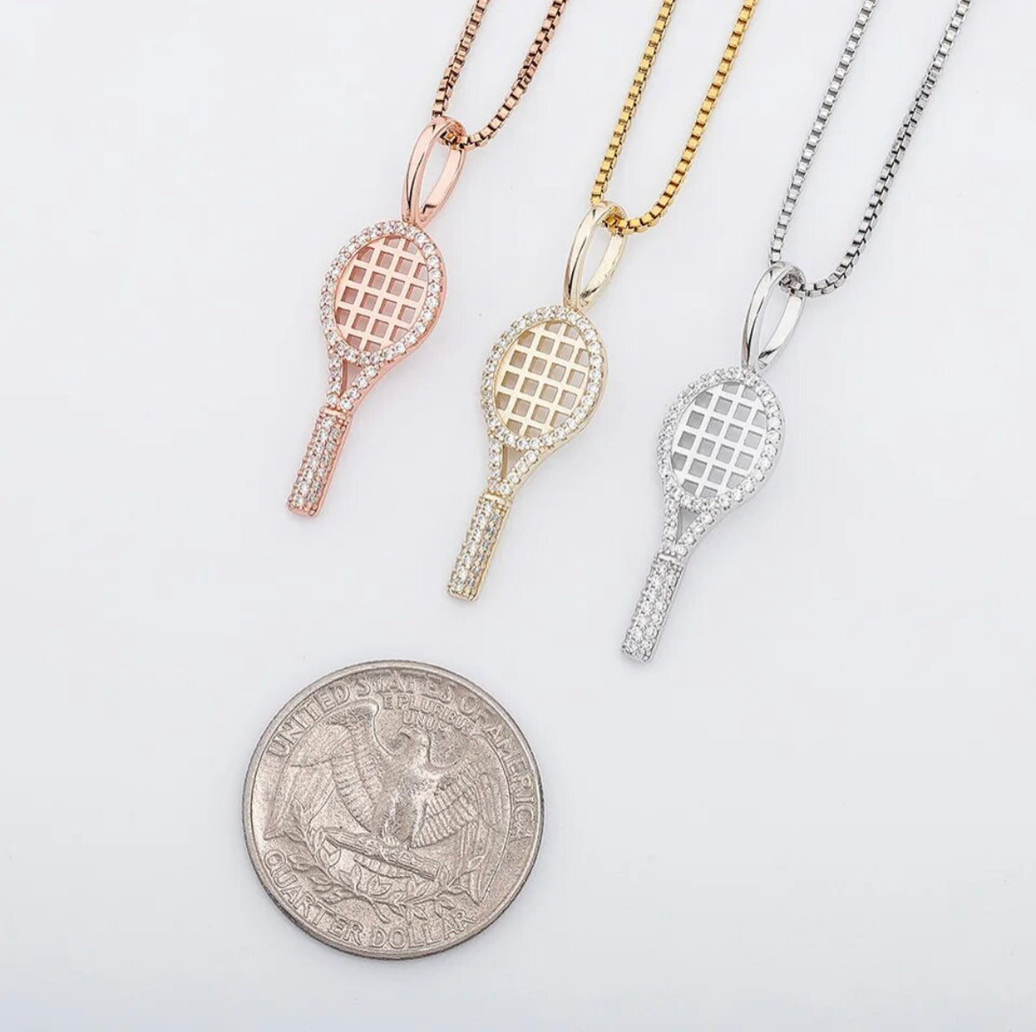 Champion’s Swing — The Tennis Racket Pendant