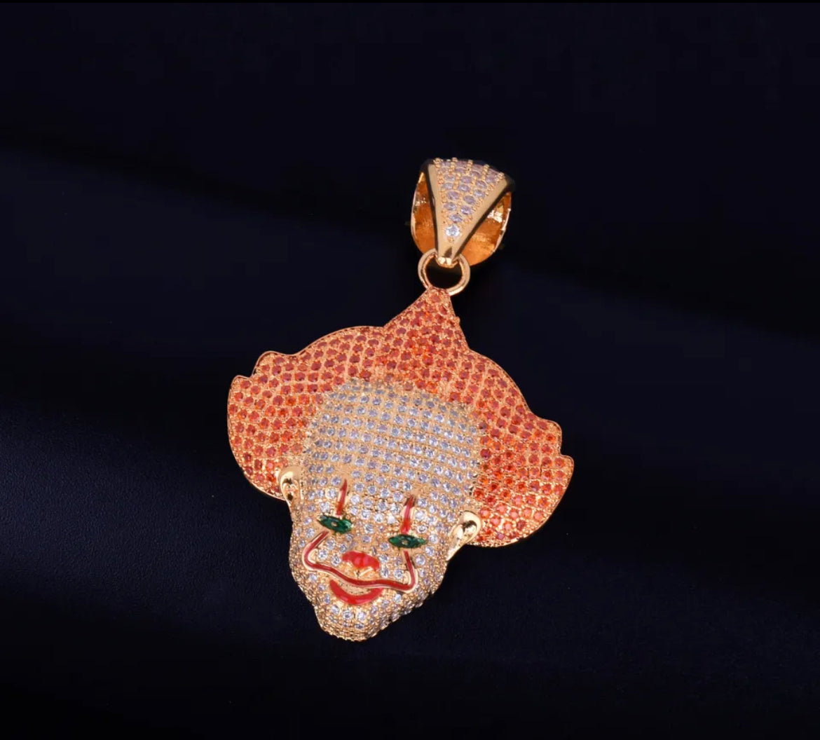 Nightmare’s Grin — The Scary Clown Pendant