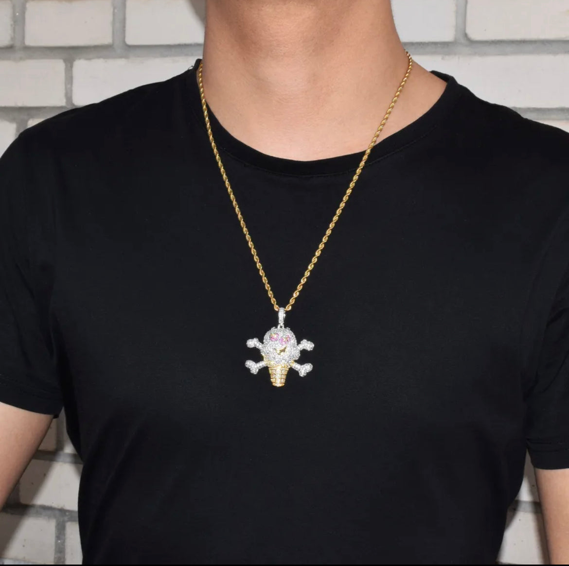 Sweet Rebellion — The Skull & Cross-Cones Pendant