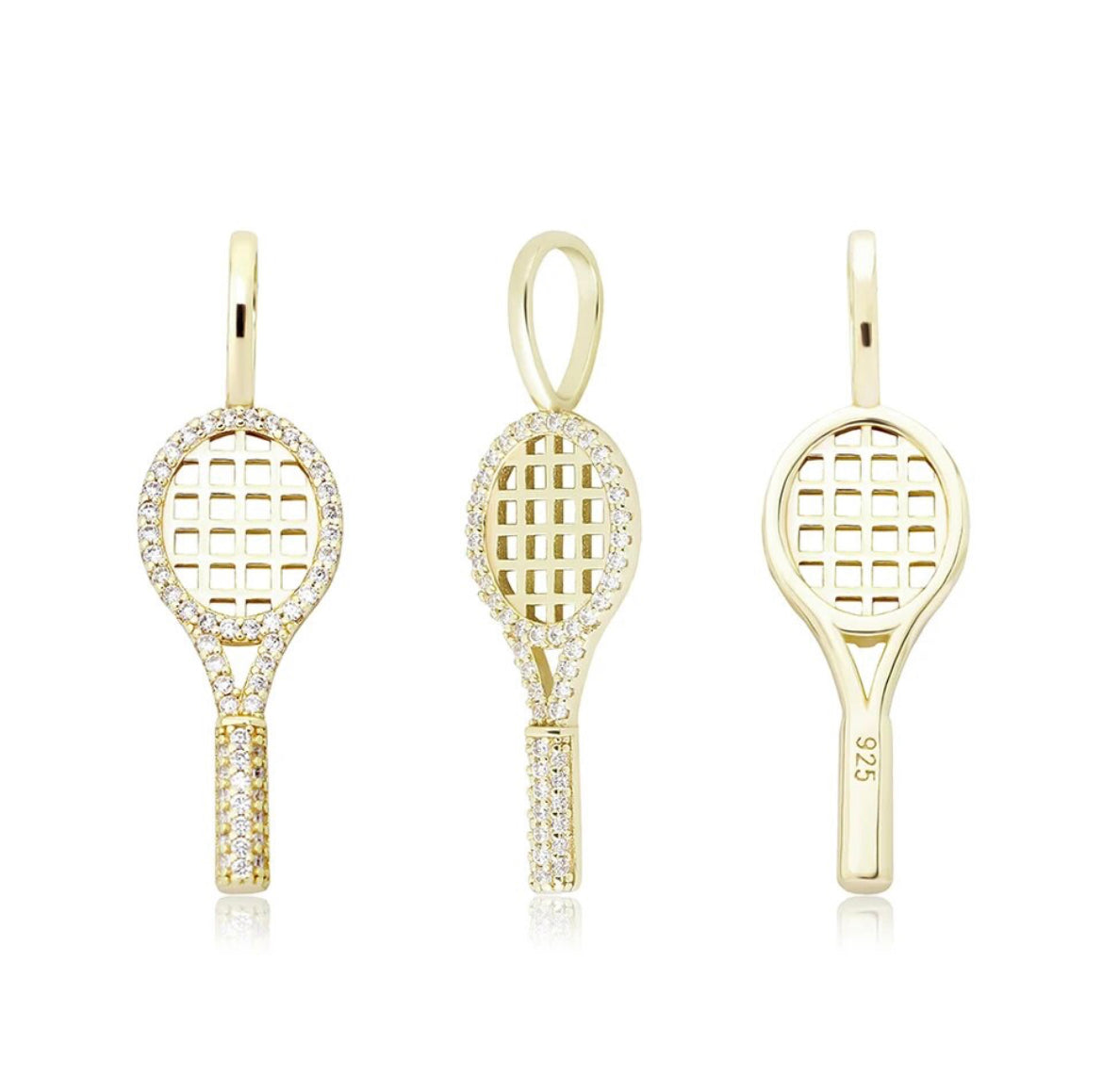 Champion’s Swing — The Tennis Racket Pendant