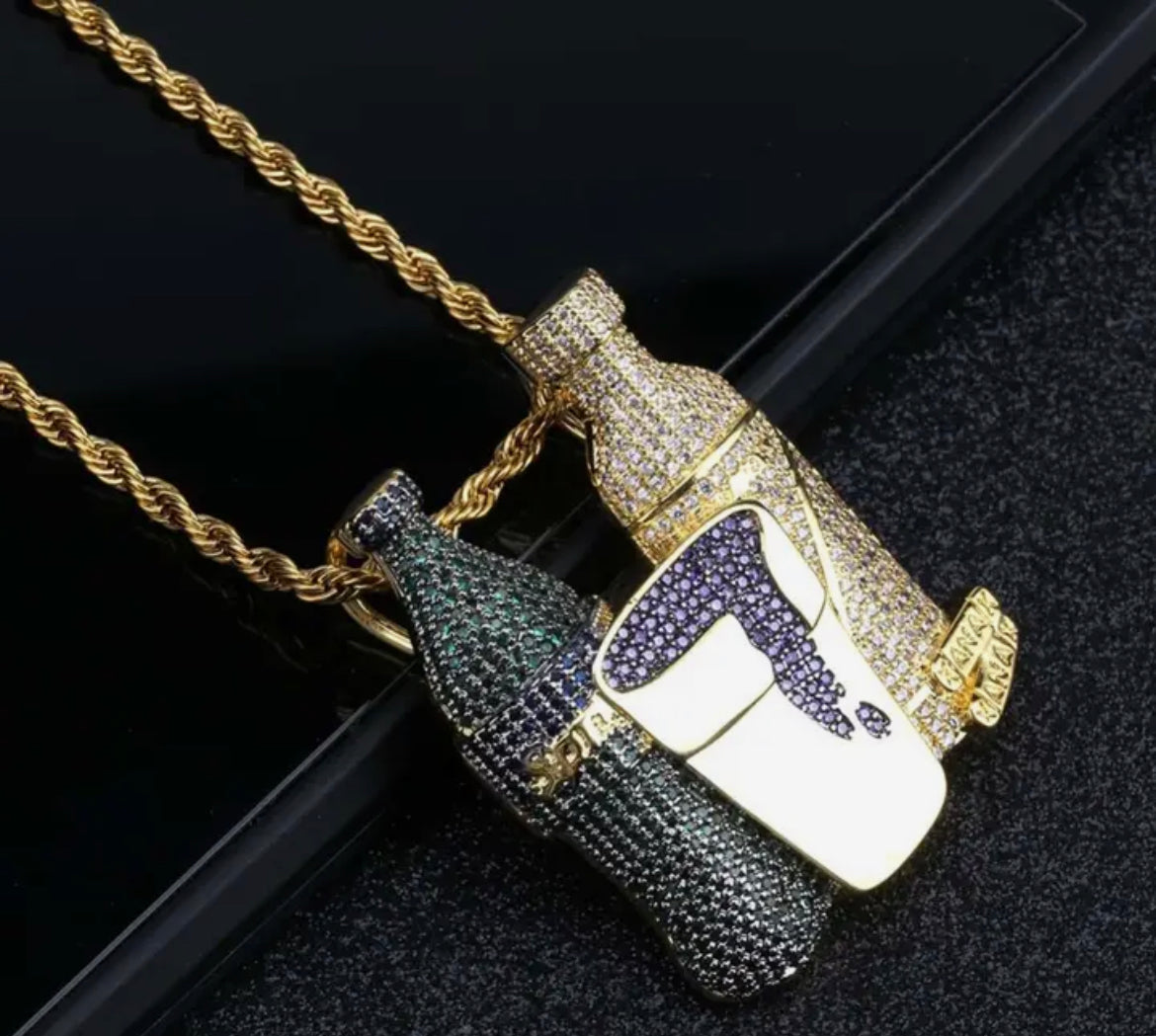 Midnight Sip — The Purple Drink Pendant