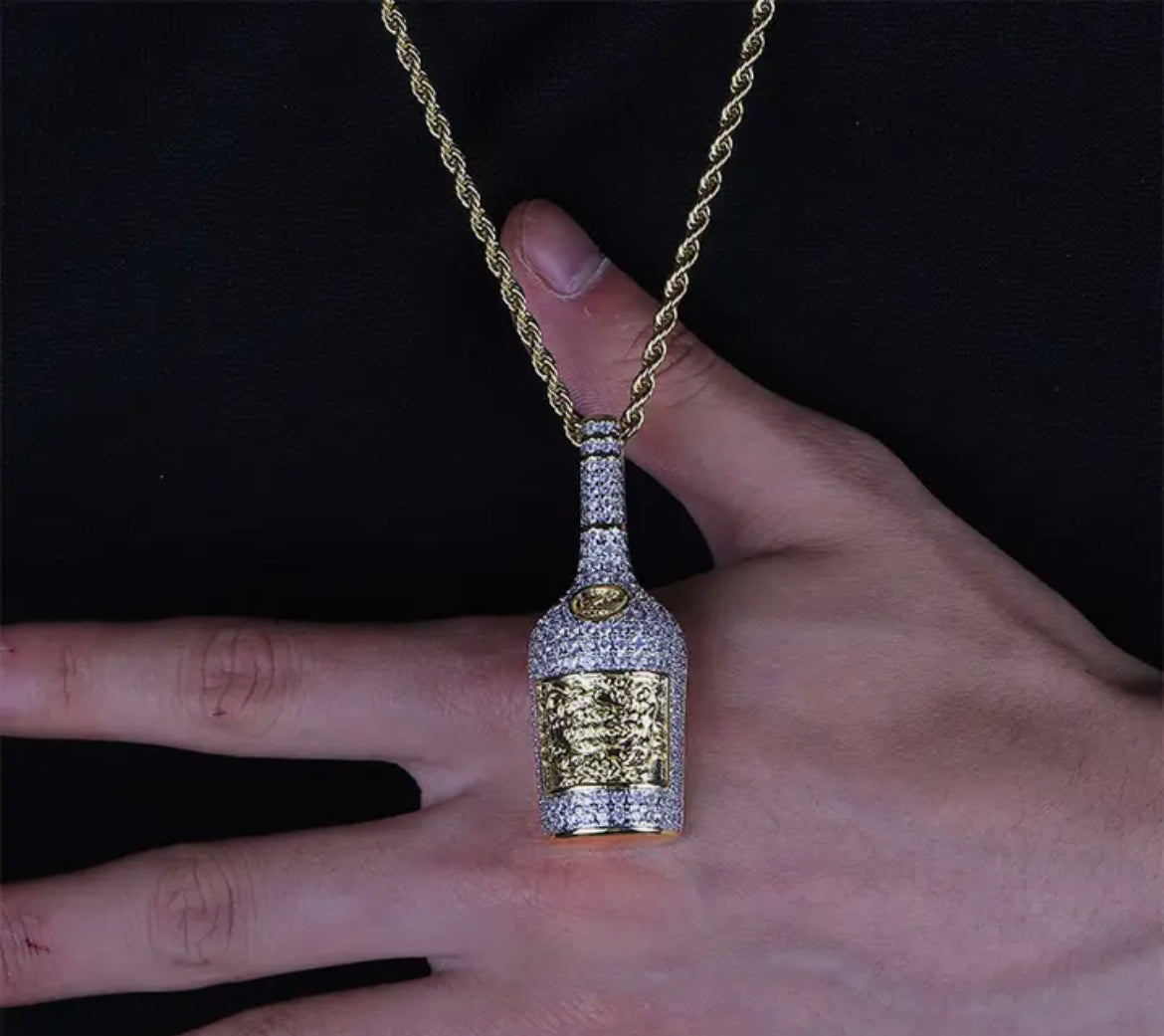 Amber Allure — The Cognac Pendant