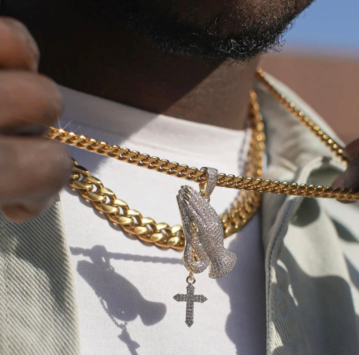 Faith in Focus — The Praying Hands Pendant