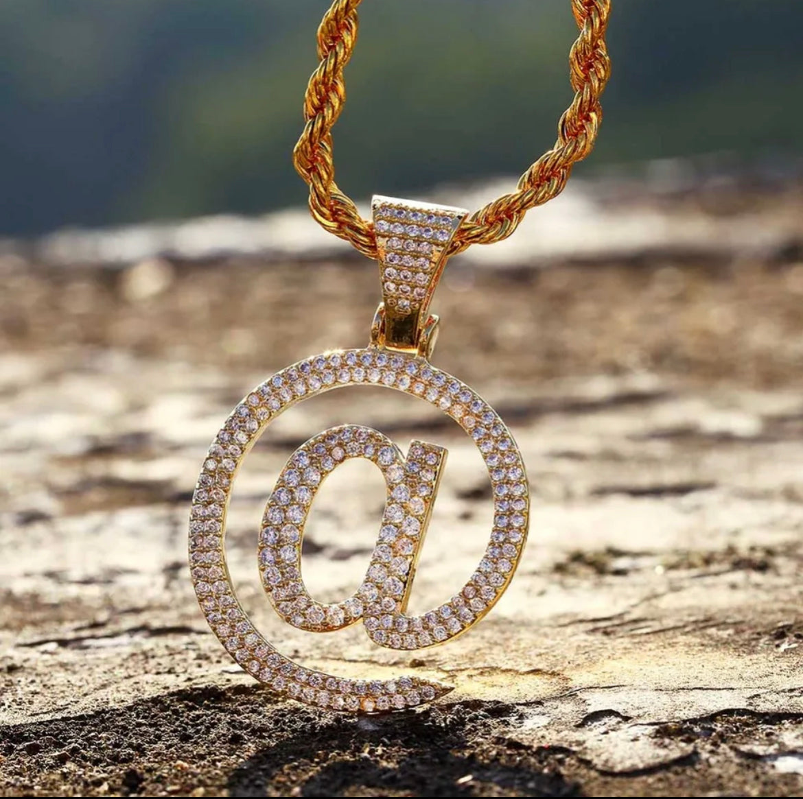 Connected Symbol — The At Sign Pendant