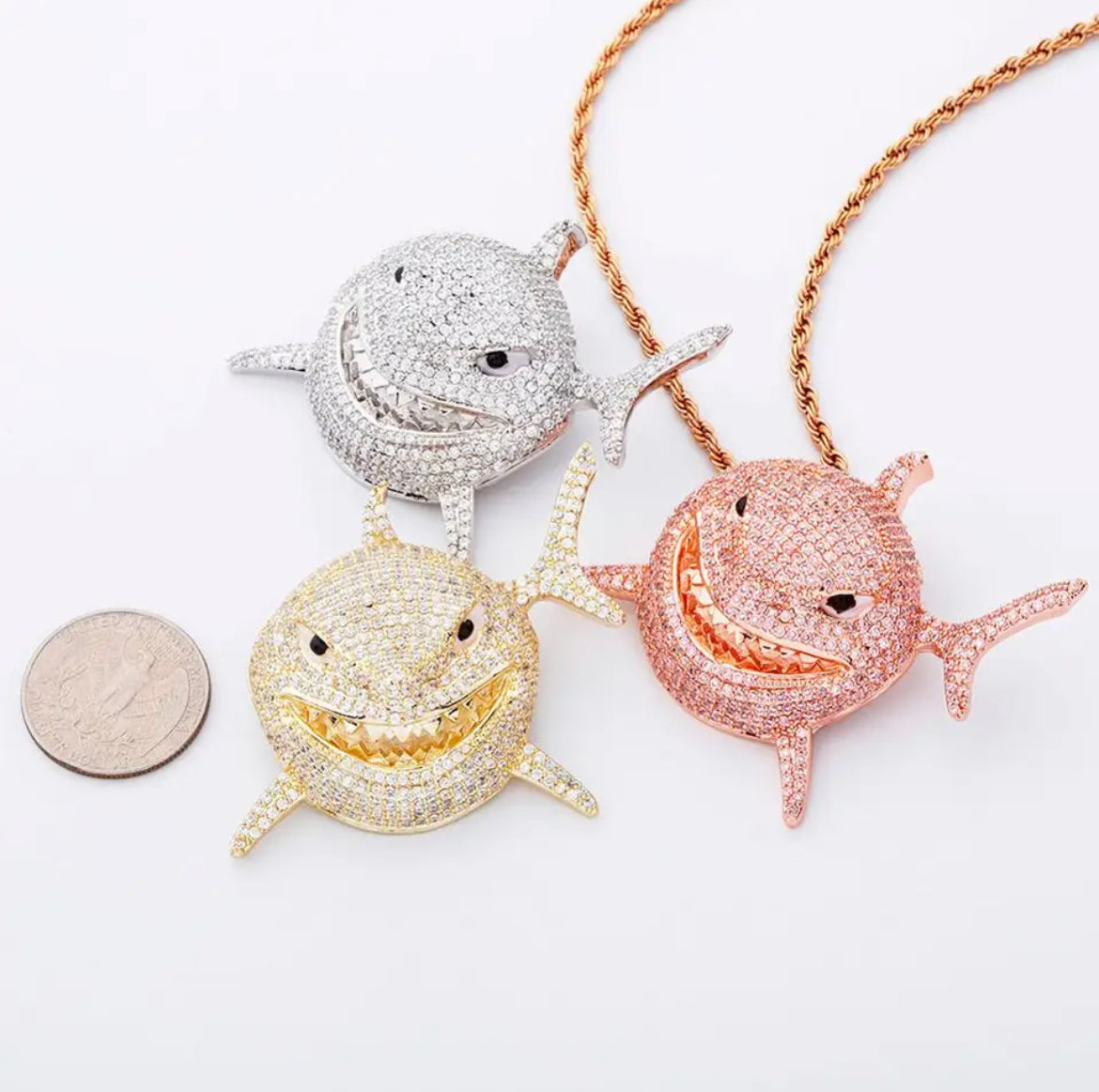 Ocean’s Apex — The Shark Head Pendant