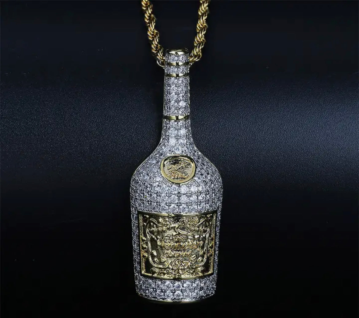 Amber Allure — The Cognac Pendant