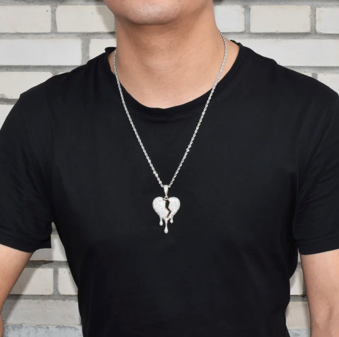 Shattered Glow — The Broken Heart Pendant