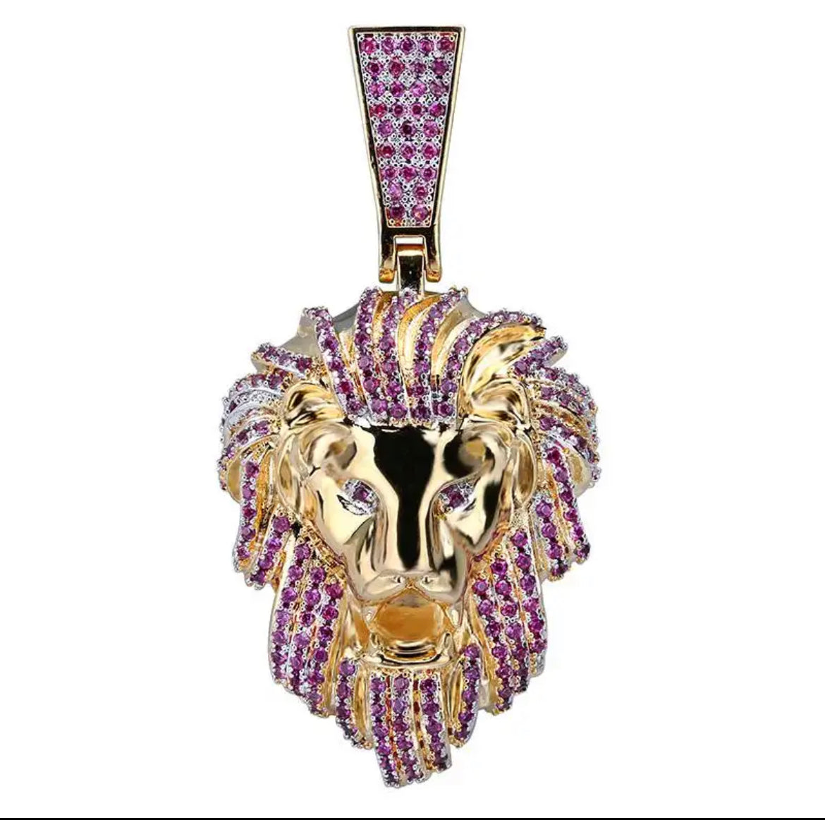 Regal Gaze — The Lion Head Pendant