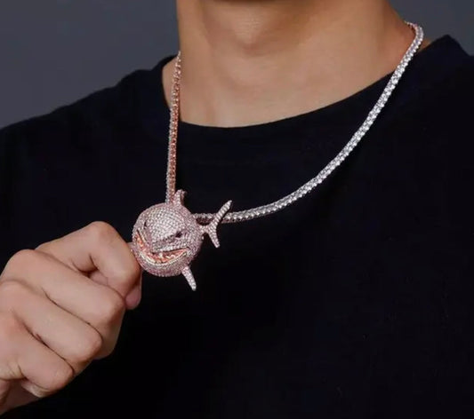 Ocean’s Apex — The Shark Head Pendant