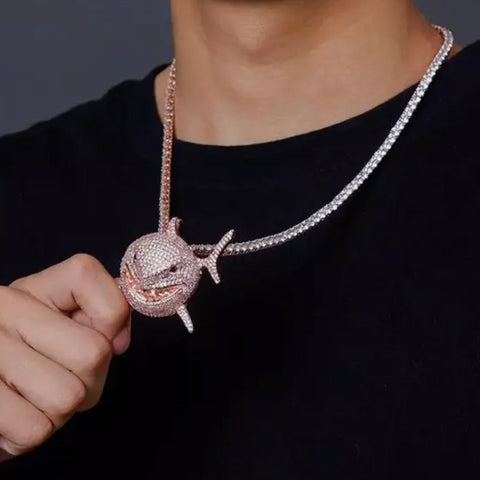 Ocean’s Apex — The Shark Head Pendant